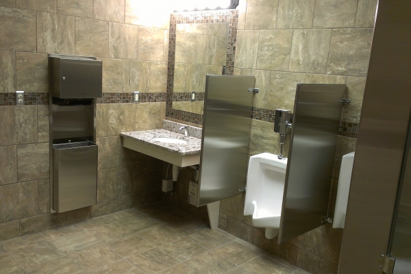 Commercial Bathroom Remodel Men's