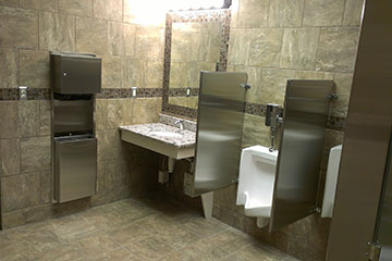 Commercial bathroom remodel